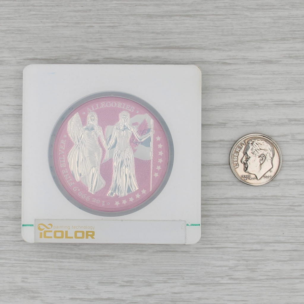 The Allegories Columbia & Germania 2019 Coin in Case 999 Silver 5 Marks 1 ozt