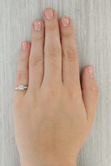 Tan 0.59ctw Diamond Engagement Ring 14k Gold Size 6.25 Vintage Woods
