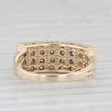 0.12ctw Diamond Ring 14k Yellow Gold Size 8