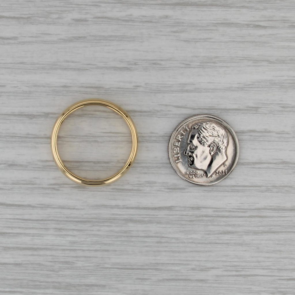 Tiffany & Co Forever Classic Wedding Band 18k Yellow Gold Ring Stackable