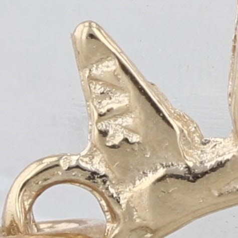 Sailboat Charm 14k Yellow Gold Nautical Pendant