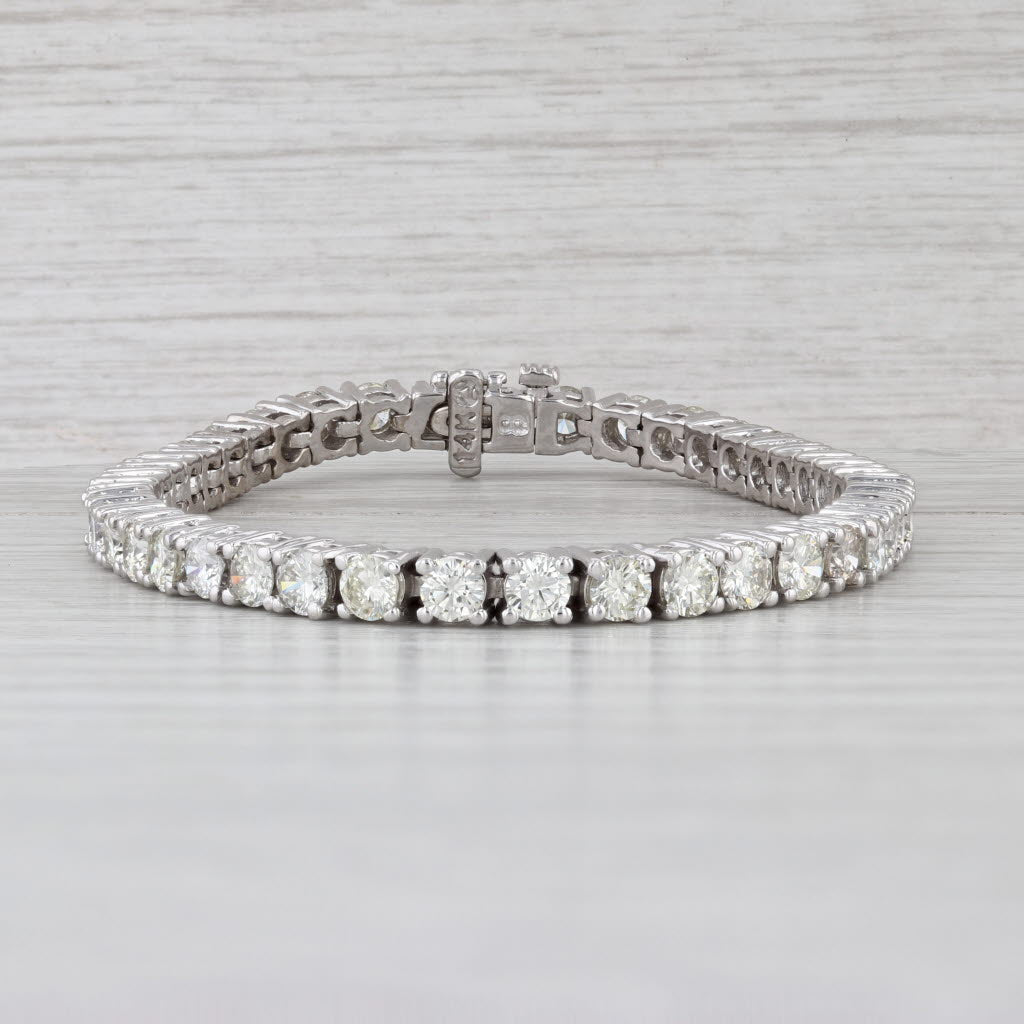 8ctw Diamond Tennis Bracelet 14k White Gold 6.75" 4.3mm