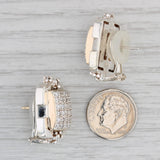 Gray Michael Dawkins 0.98ctw Diamond Earrings 14k Gold Sterling Silver