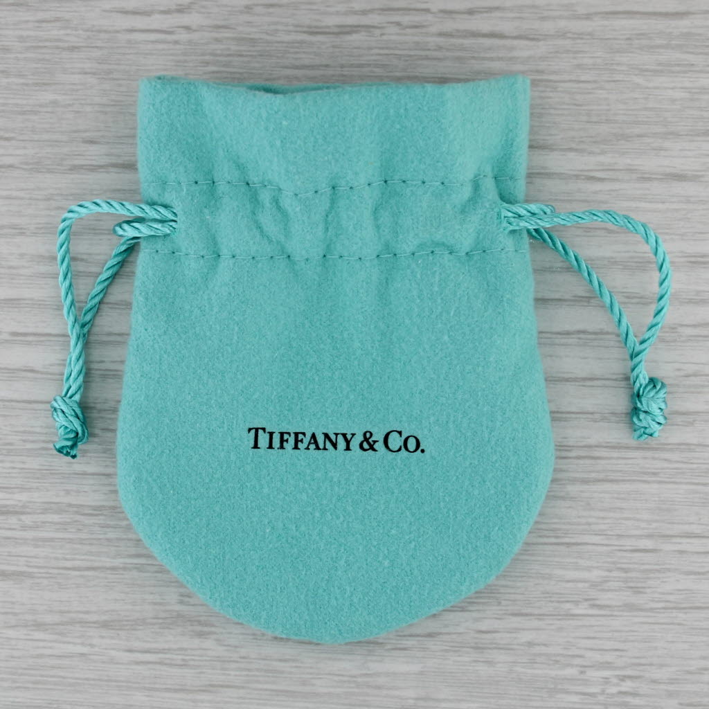 Tiffany & Co Infininity Knot 2-Chain Necklace w/ Box Pouch Bag Sterling Silver