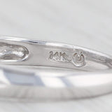 0.50ctw Round Diamond Engagement Ring 14k White Gold Size 7