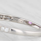 Light Gray New 2.26ctw Pink Sapphire Diamond Halo Ring 14k White Gold Size 7