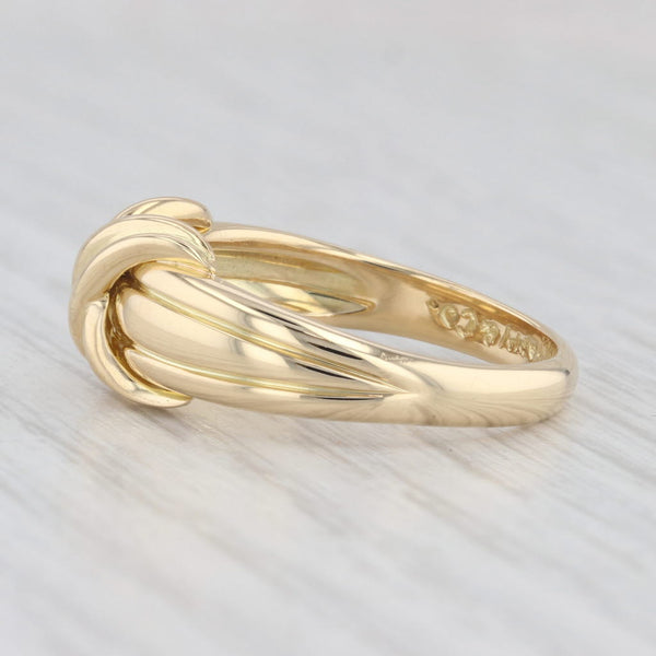 Tiffany & Co Signature Love Knot 18k Yellow Gold Size 8.75