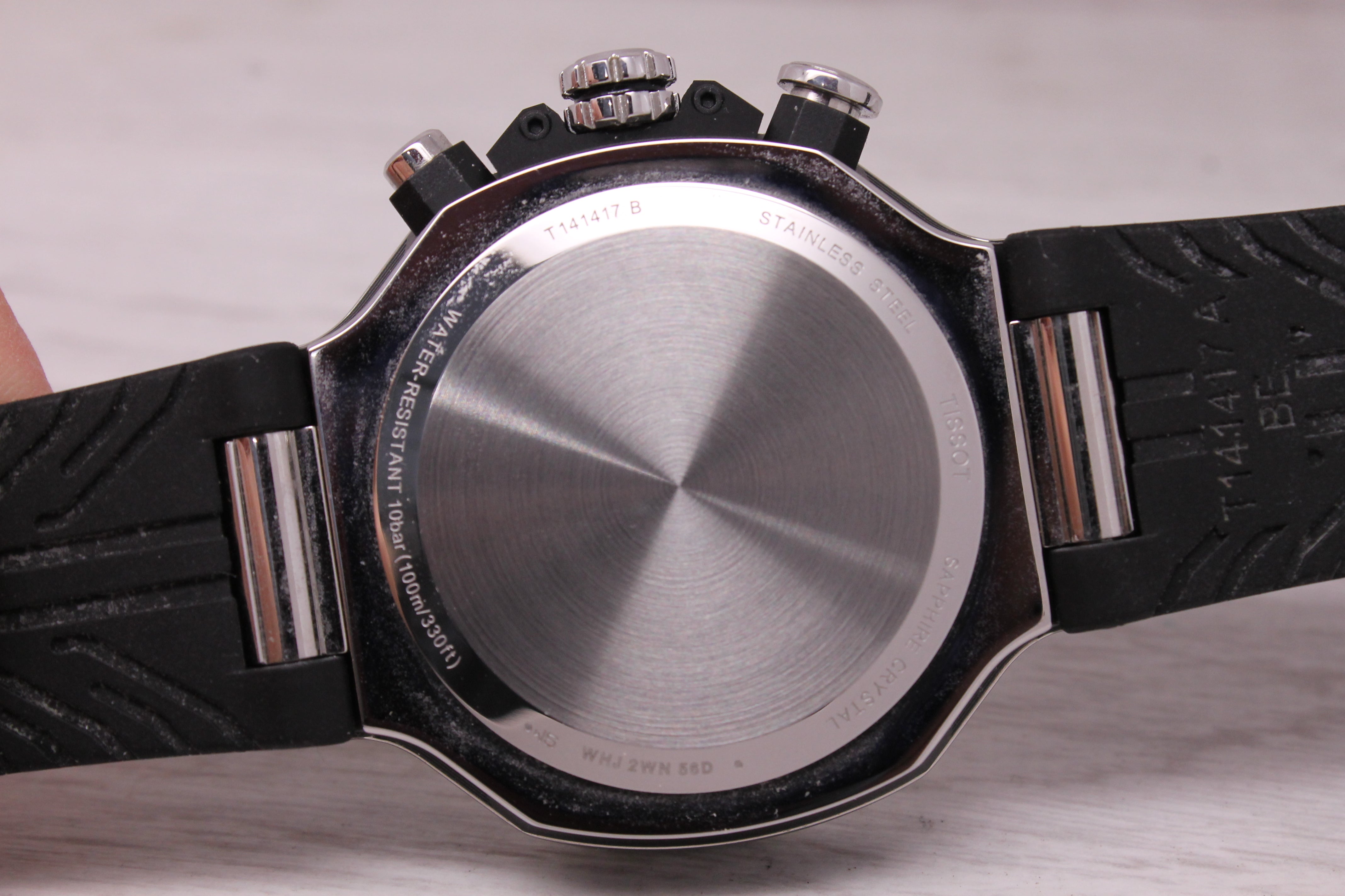 Tissot T-Race Chronograph Quartz Watch Stainless Steel T141.417.17.011.00 Swiss
