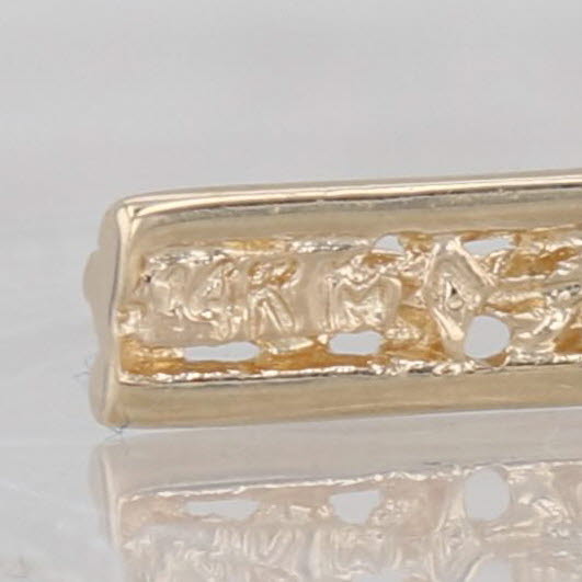 Diamond Accented Cross Pendant 14k Yellow Gold Rope Pattern