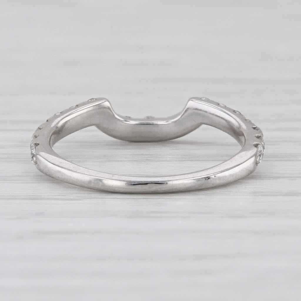 Neil Lane 0.50ctw Diamond Ring Guard Wedding Band 14k White Gold Size 6.25