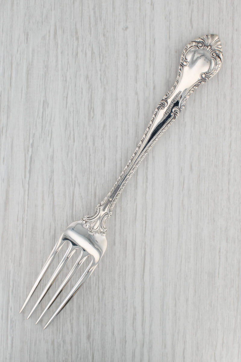 Gorham English Gadron Fork 1939 Sterling Silver 7 5/8" Dining Utensil Silverware