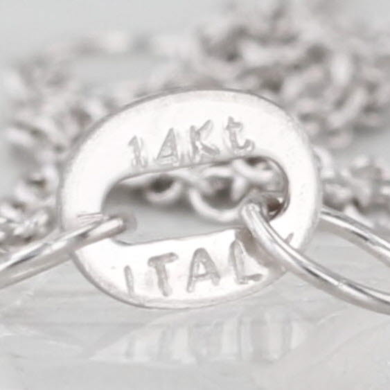 Effy 1.11ctw Diamond Peacock Pendant Necklace 14k White Gold 16-18" Cable Chain