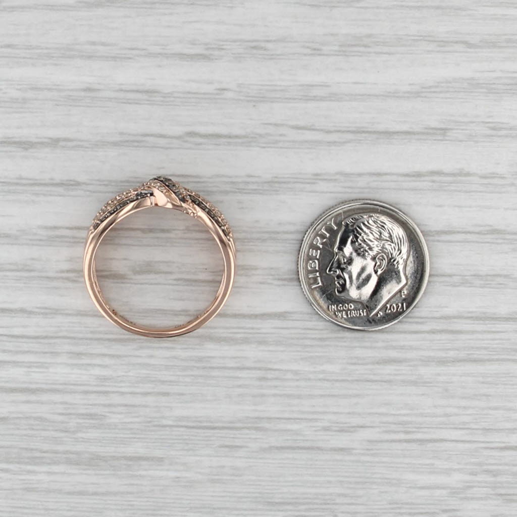 Le Vian Diamond Knot Ring 14k Rose Gold Size 7