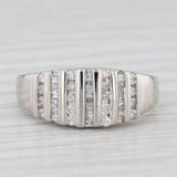 0.35ctw Diamond Ring 10k White Gold Size 8