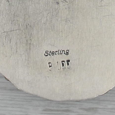 Betta A Lee Vintage Navajo Chrysocolla Pendant Sterling Silver Native American