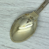 Dark Gray Vintage 1931 Anton Michelsen Sterling Silver Enamel Christmas Spoon Denmark