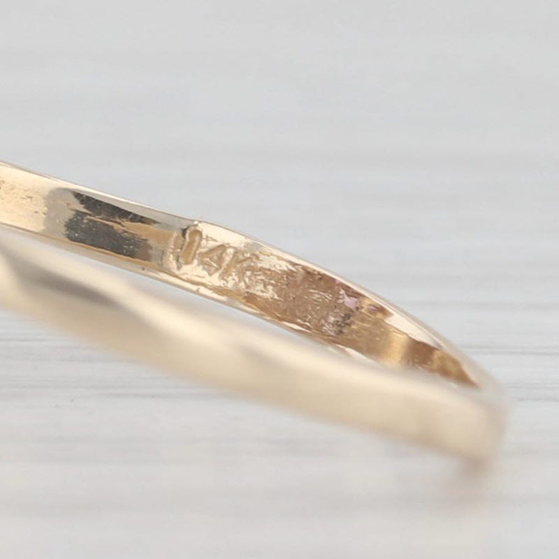 Light Gray 0.53ctw Amethyst Diamond Flower Ring 14k Yellow Gold Size 7.25