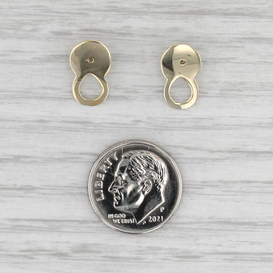 14k Yellow Gold Earring Backs Enhancers Findings Jewelry Making