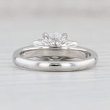 Light Gray New Scott Kay 1.16ctw Round Cubic Zirconia Engagement Ring Platinum Size 6.75