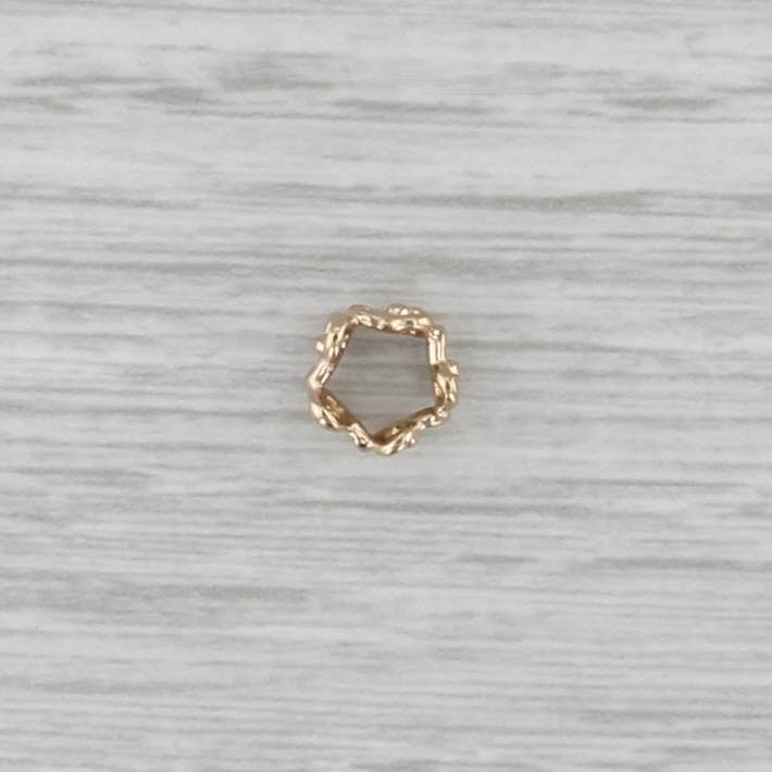 Authentic Pandora Trinity Spacer Charm 14k Gold Retired Bead 750451