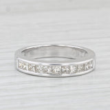 0.75ctw Diamond Wedding Band 10k White Gold Size 7 Ring Stackable Anniversary