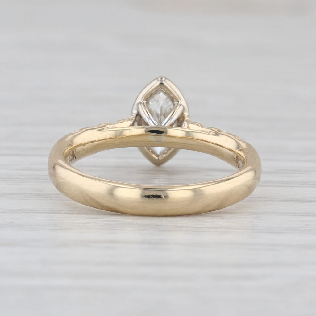 Bailey's Marquise Diamond Engagement Ring 14k Yellow Gold Size 4.75