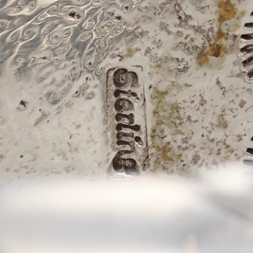 Chris Billie Stone Mosaic Cuff Bracelet Sterling Silver Navajo Native American