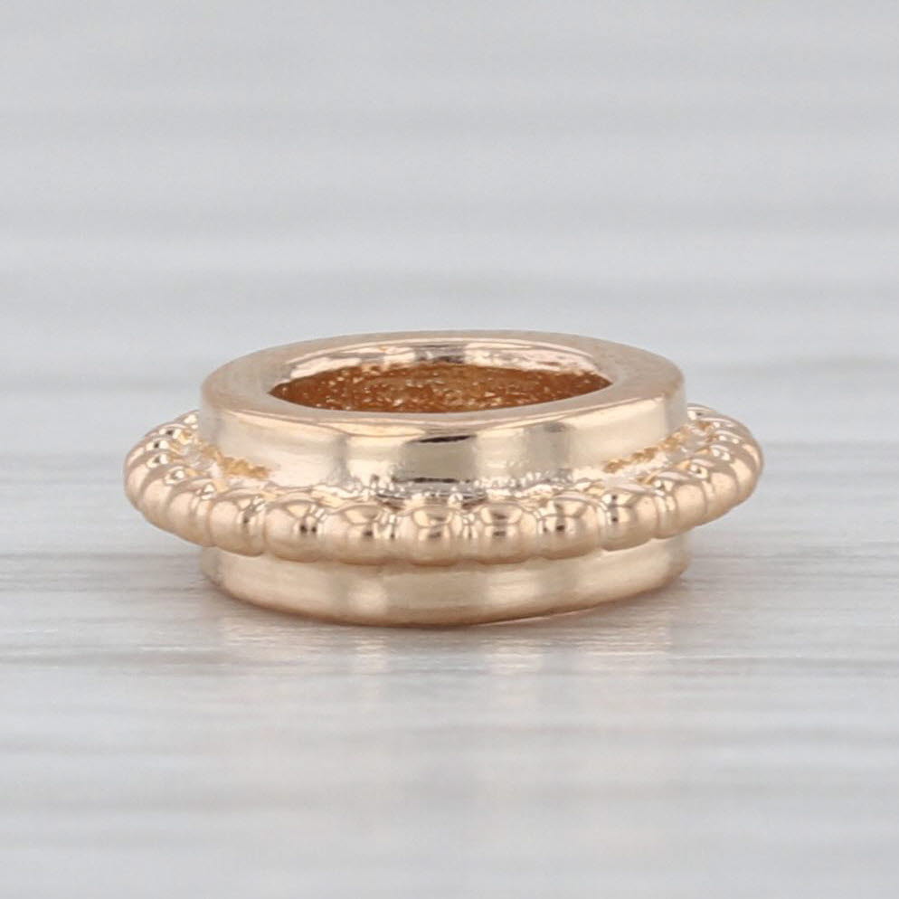 Authentic Pandora 750224 Sun Spacer Charm 14k Gold Retired Bead