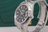 2022 Rolex Datejust 41 126334 Black Dial Oyster Mens Steel & 18k Watch Box Card