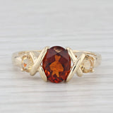 1.60ct Maderia Citrine Ring 14k Yellow Gold Size 7.25