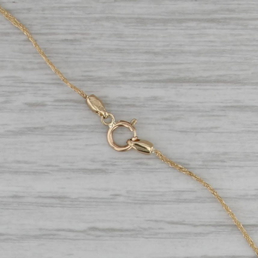 8.54ctw Cubic Zirconia Station Mesh Chain Necklace 14k Yellow Gold 17.75"