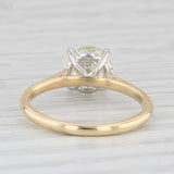 New 1.78ct VVS2 Round Diamond Solitaire Engagement Ring 18k Gold Platinum GIA