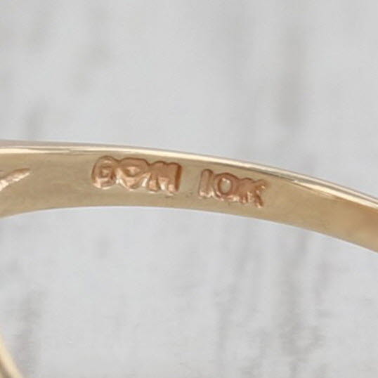 Noah's Ark Ring 10k Yellow Gold Small Size 4 Religious Jewelry