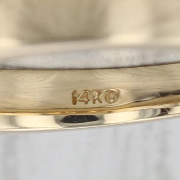 0.99ctw 3-Stone Round Diamond Engagement Ring 14k Yellow Gold Size 7-7.25