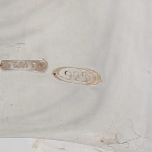 Gucci G Cutout Ring Sterling Silver Size 11.5 Wide Band