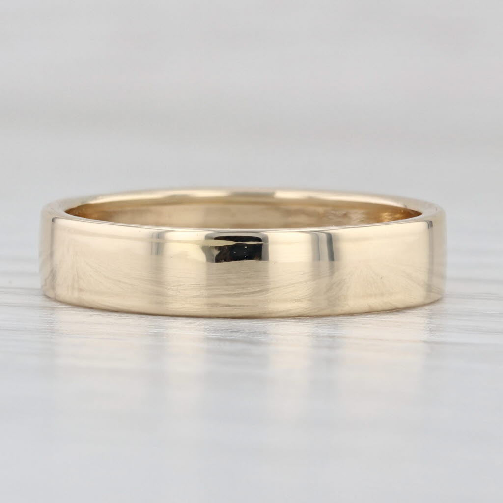 Classic Women's Wedding Band 14k Yellow Gold Size 7.25 Ring Stackable