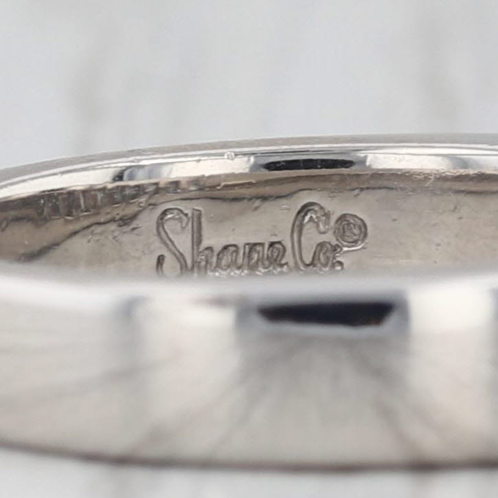 Shane & Co 0.50ctw Diamond Wedding Band Platinum Anniversary Stackable Ring