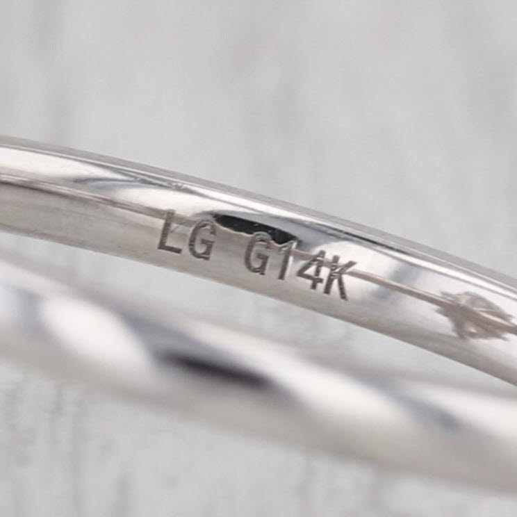 New IGI 3.10ctw Marquise Lab Grown Diamond Engagement Ring 14k White Gold Sz 6.5