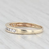 Diamond Wedding Band 14k Yellow Gold Size 4 Ring Stackable Anniversary