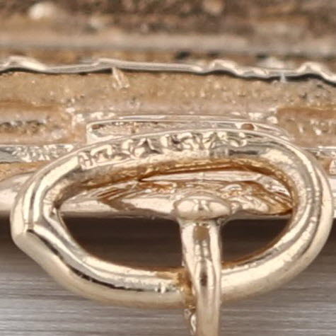 Vintage St Joseph Oratoire Montreal Canada Charm 14k Gold Souvenir Pendant