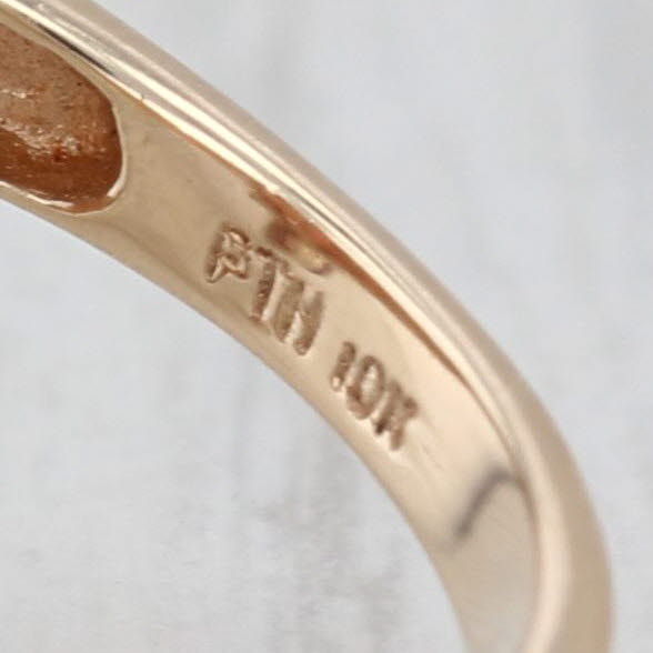 3.20ctw Garnet Halo Cocktail Ring 10k Yellow Gold Size 6.5 Bypass