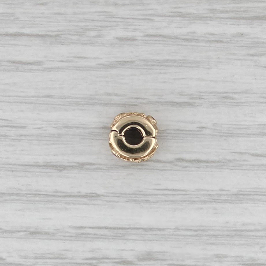 Pandora Babbling Brook Ruby Clip 750418RU 14k Yellow Gold Bead Charm