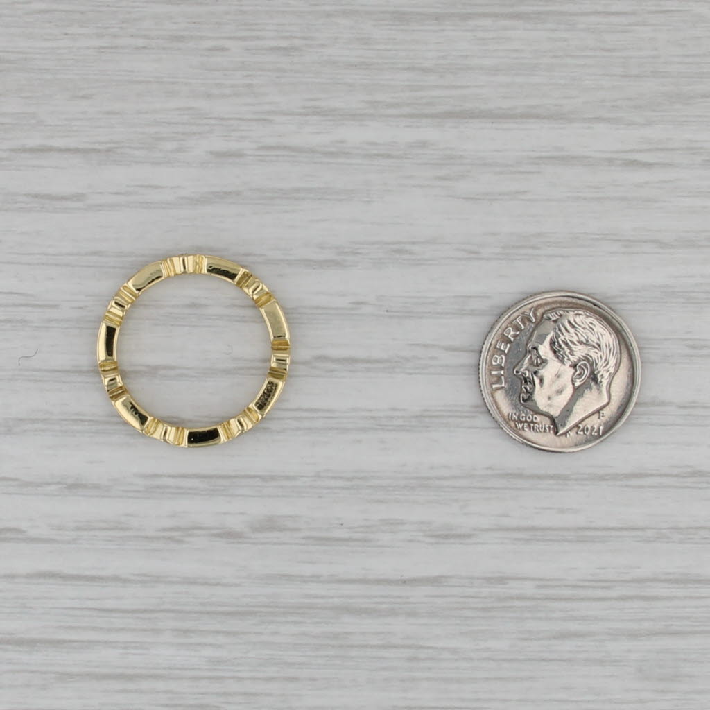 Penny Preville 0.35ctw Diamond Eternity Band 18k Gold Stackable Wedding Ring