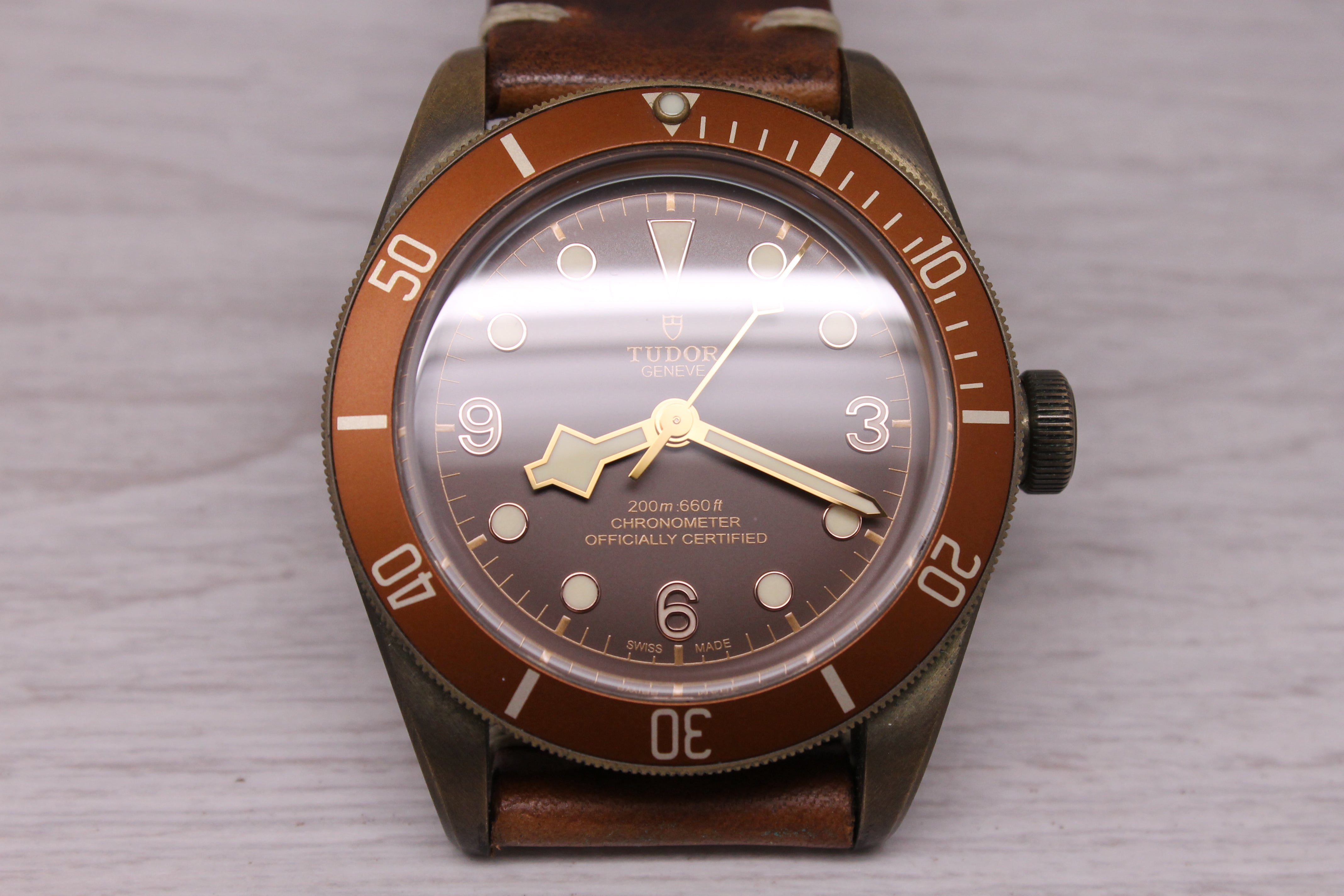 Tudor Black Bay Bronze Heritage 43mm Mens Automatic Divers Watch w Box 79250BM