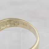 0.10ct Round Diamond Solitaire Ring 14k Yellow Gold Size 3.5