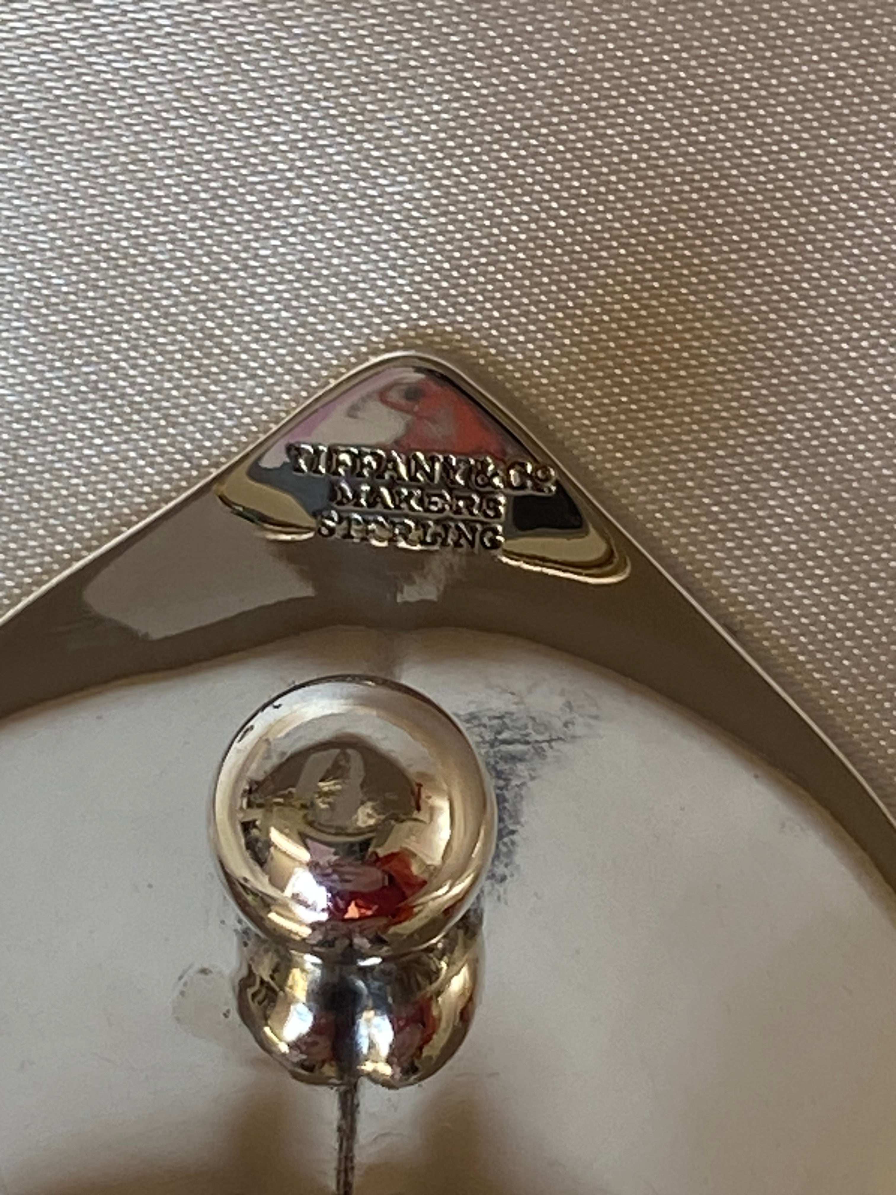 Tiffany & Co Leaf Nut Dish Sterling Silver Serving Trinket Bowl