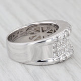 2.04ctw Diamond 18k White Gold Band Size 6.75 Ring
