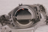 c.2007 Rolex Datejust 116234 36mm Steel & 18k Mens Watch Rhodium Dial Box Papers