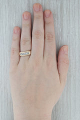 0.50ctw Diamond Ring 14k Yellow Gold Size 9 Men's Wedding Band
