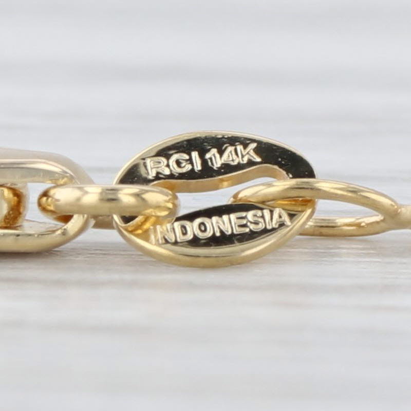 New 3.01ct Diamond Solitaire Necklace 14k Gold Cable Chain 16" 17" 18" GIA